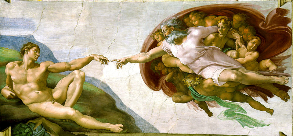Michelangelos Skapelsen av Adam, Det sixtinske kapell